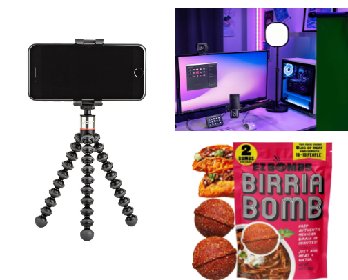 TikTok Creator Must-Haves: Gadgets, Aesthetic Vibes & Snack Hacks cover photo collage