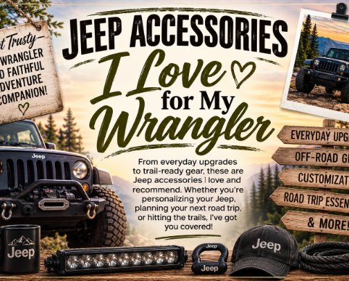 Jeep Accessories I Love for My Wrangler cover photo collage