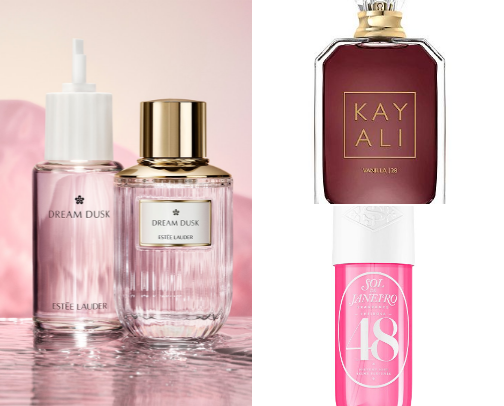 My all time favourite go-to fragrances and their note category cover photo collage