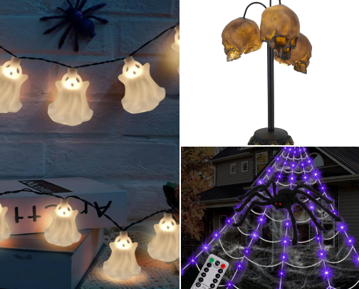 Spooky Lighting cover photo collage