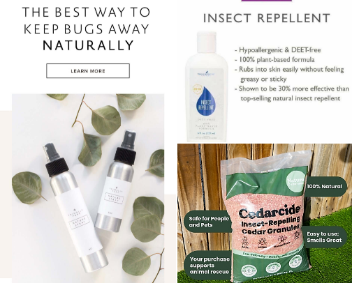 Garden and outside clean Products cover photo collage