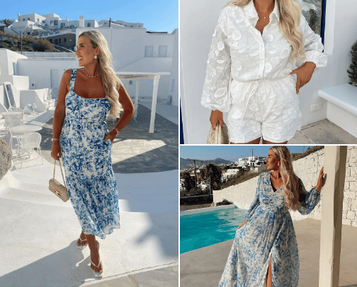 Clothes for the feminine lady cover photo collage