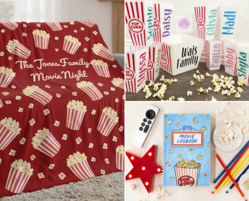 Cozy Family Movie Night Essentials cover photo collage