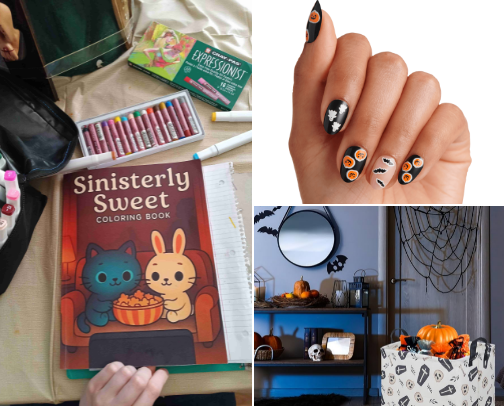 Halloween BOO(👻)Basket 🧺 necessities cover photo collage