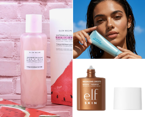 My favorite beauty recs cover photo collage