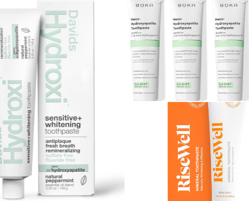 Best Hydroxyapatite Toothpastes for Stronger, Healthier Teeth cover photo collage