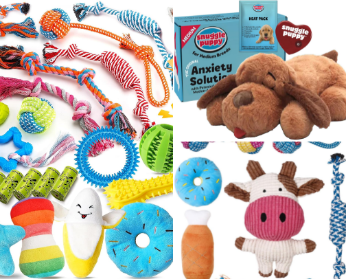 Paw-some Toys for Every Dog Personality cover photo collage