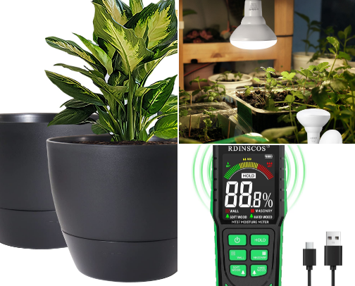 Indoor Gardening Essentials for Plant Girls cover photo collage