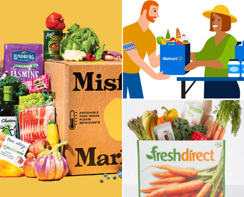 Shop your groceries here cover photo collage