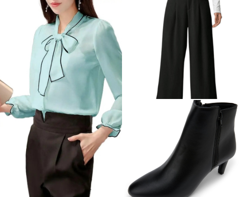 Elegant office wear cover photo collage