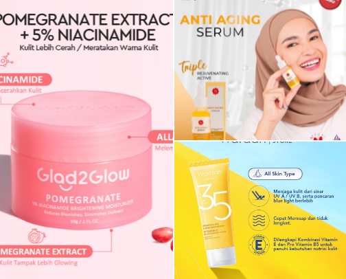 Rekomendasi Skincare Terbaik untuk Glowing Natural di 2025 cover photo collage