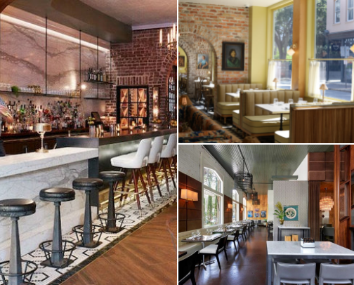 favorite places to eat (and drink) in Savannah cover photo collage