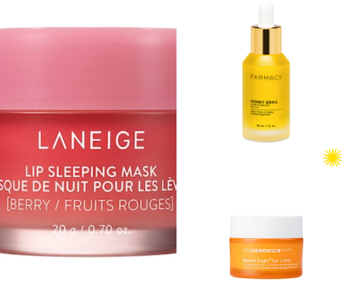 My Night time routine Must haves cover photo collage