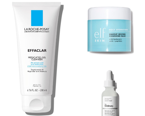 Budget friendly night time skincare routine 🫧🧴 cover photo collage