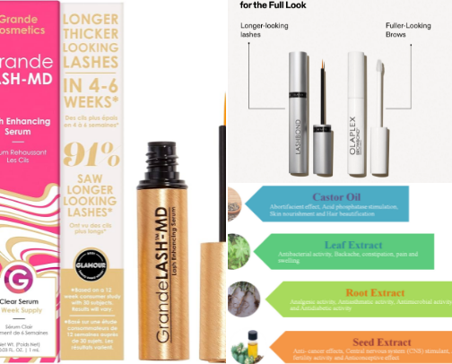 long lashes secrets cover photo collage