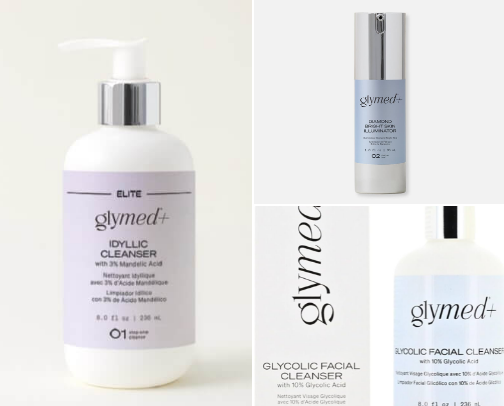 Skincare that estheticians actually use! cover photo collage