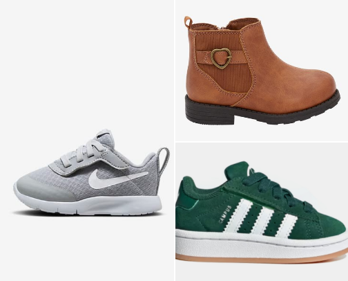 toddler shoe game 👟 cover photo collage