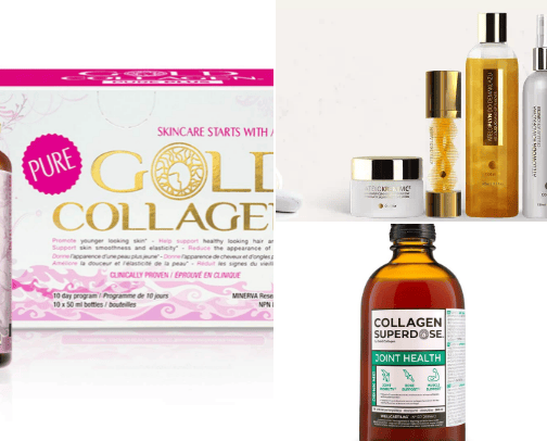 COLLAGEN-for skin, bones and nails cover photo collage