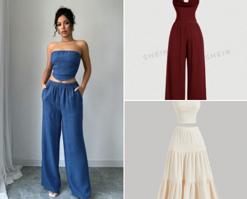 SHEIN summer sets cover photo collage