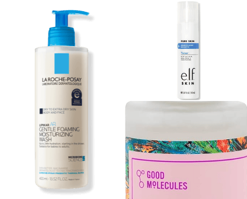 dry or eczema prone skin must haves! cover photo collage