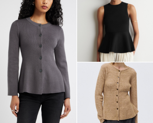 Peplum Is Back. cover photo collage