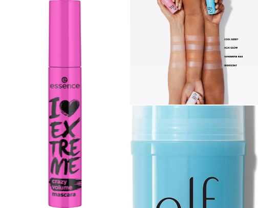 Beauty products must haves cover photo collage