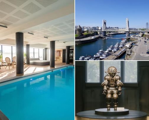 Maritime Walks, Seaside Sights & Places I Enjoyed Staying Brest, France cover photo collage