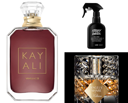 The best long lasting and delicious gourmand perfumes cover photo collage