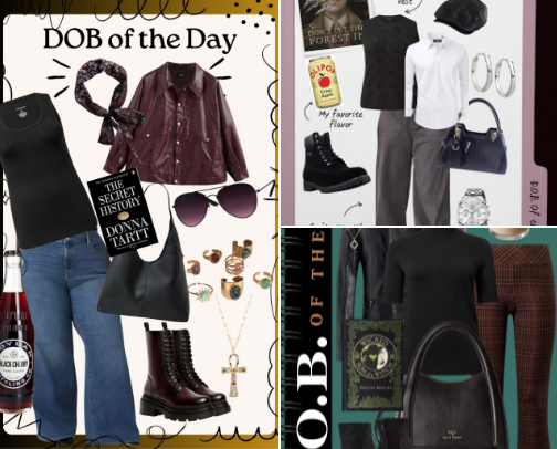 D.O.B.(Drink Outfit Book) cover photo collage