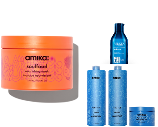 Hair must haves cover photo collage