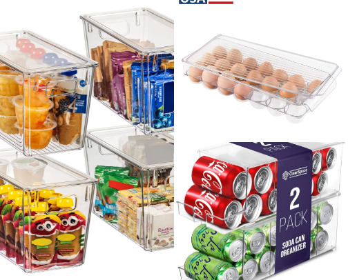 Fridge Organization Finds cover photo collage