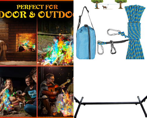 Camping Essentials 🏕️ cover photo collage