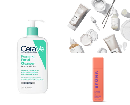 Skin care cover photo collage