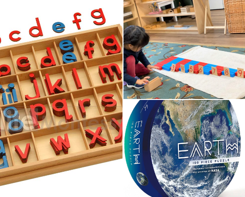 Educational Toys for preschool through 1st grade cover photo collage