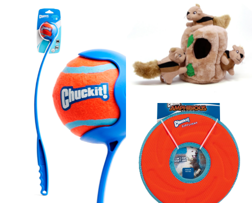 Dog toys & treats 🐶 cover photo collage