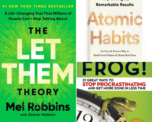 Self Help Books Recommended By a Therapist cover photo collage