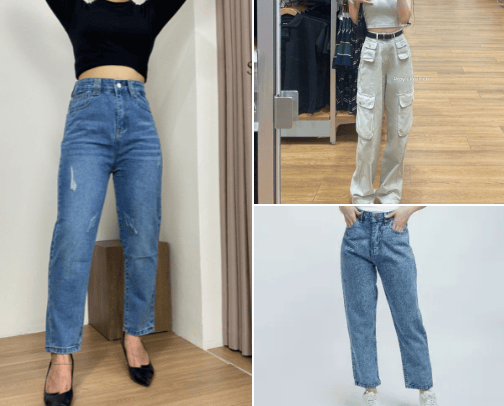 recommendations for women's jeans cover photo collage