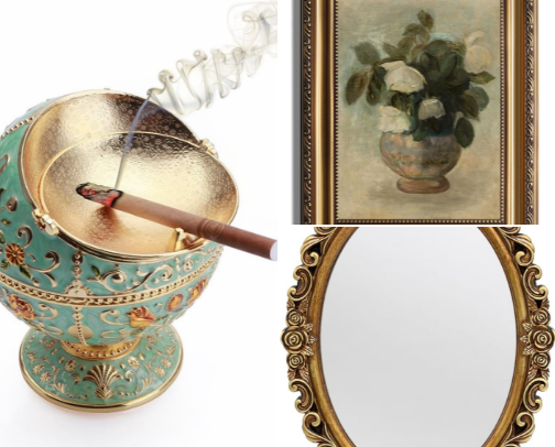 Vintage room decor cover photo collage