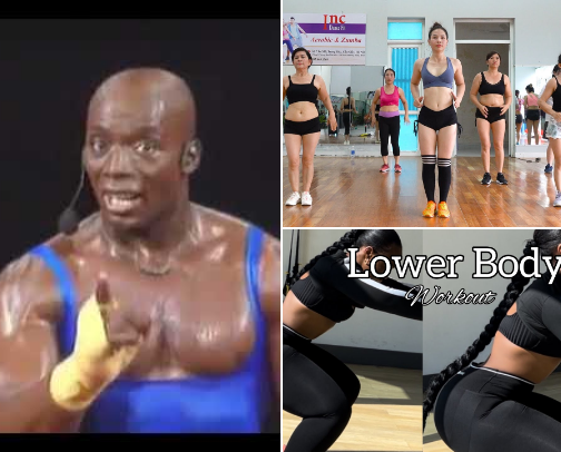 Home exercises that I love cover photo collage