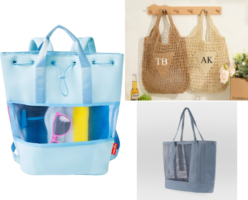 TOTE-ally Ready: The Best Beach Bags for Summer cover photo collage