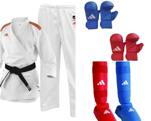Peralatan Latihan dan Pertandingan Karate cover photo collage