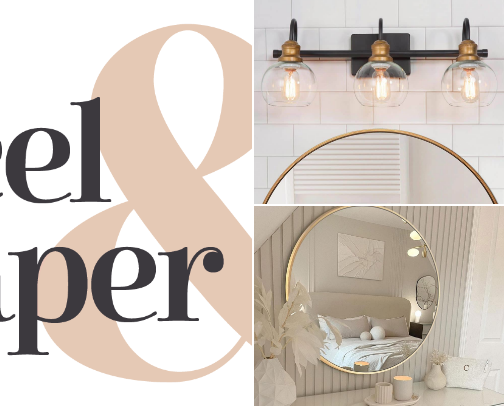 My Bathroom Make Over cover photo collage