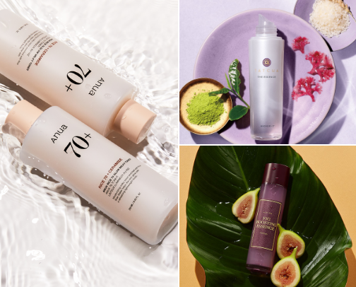 My Go-To Essences for Plumping + Softening Fine Lines (35+ Skin Friendly) cover photo collage