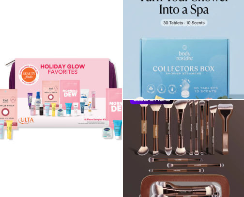 Gift Sets That Make Shopping Easy cover photo collage