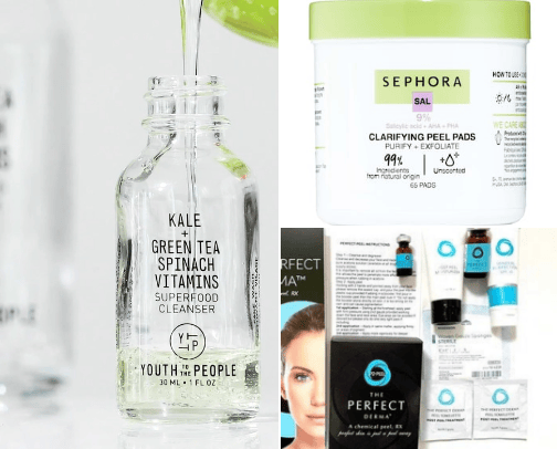 Skincare cover photo collage