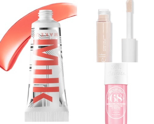 fav affordable summer makeup products 🎀 cover photo collage