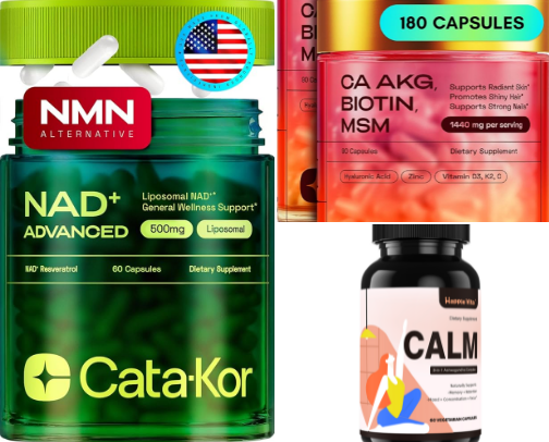 Supplements for women over 40 cover photo collage