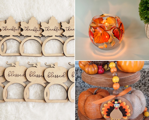 The Thanksgiving Table cover photo collage