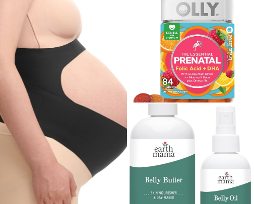 pregnancy must haves🌸 cover photo collage