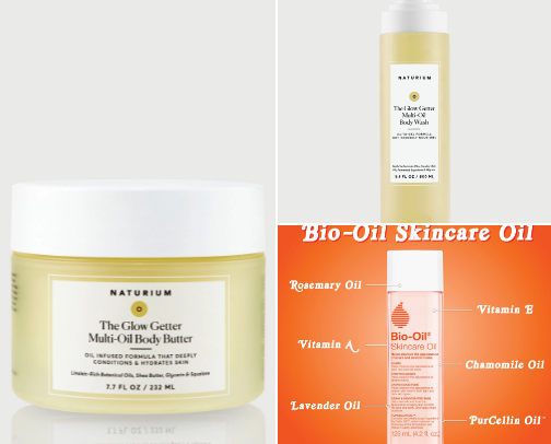 Body Care Products cover photo collage